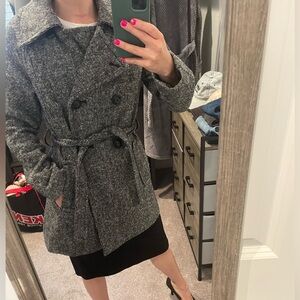 Small Gray Women’s Peacoat